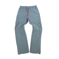 (Waist 28-31) Quick-Drying Fabric Pants Gray Tassels (Women) (P0126-61)