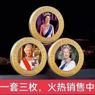 Ready Stock 2022 Queen of England Elizabeth Second Generation Commemorative Coin Coin Collectibles C
