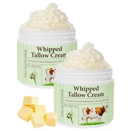 Beef Tallow for Skin, Beef Tallow, Grass Fed Beef Tallow, Whipped Beef Tallow for Face Moisturizer f