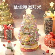 Sembo Block Sweetheart Christmas Tree Music Box Building Blocks Decoration Educational Assembled Toys Girl Series Holiday Gift