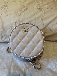 Chanel 珍珠圓餅包 斜挎包