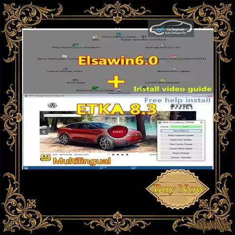 2026 Elsawin 6.0 Software with ETKA 8.3 Newest Repair Group Vehicles Electronic Parts Catalogue for 