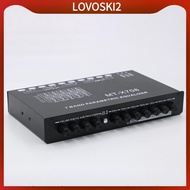 [LovoskiacMY] 7 Band Parametric Equalizer, 7 Band Car Audio Equalizer, 12V Subwoofer GAIN