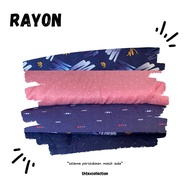 Rayon Fabric by the Kilo 5-6 Meters (Rayon by the Kilo, Width 150 cm.)