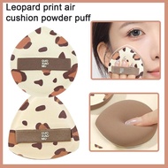 Leopard Print Air Cushion Powder Puff Liquid Foundation Plus Tools Box Puff Makeup Powder H5d3