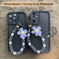 Softcase Macaron Polos + Tali Strap Camera Protect Bahan Lebih Tebal Dan Elastis For REALME 10 4g/5g