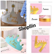 Birthday Crown Hat Children's Birthday Crown Circle Hat/ Paper Birthday Hat/ Birthday Hat/