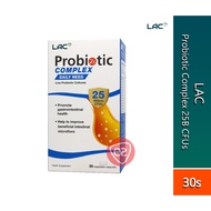 LAC Probiotic Complex 25 Billion CFUs Vegetable Capsule 30S (Was Known As GNC Probiotic Complex 25B 