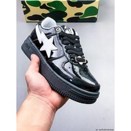 BAPESTA SK8 DU Street Trend Black White Shark Couple vibe Casual Shoes AKOW