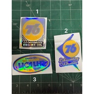 Sticker Rainbow 76 Union / Seventy Six / 76 Engine Oil Sticker