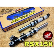 TOBAKI CNC FORK LAY CHROME TUBE ACCESSORIES MOTOR HONDA RS150 RSX150 RS RSX PREMIUM QUALITY SUPRA GT