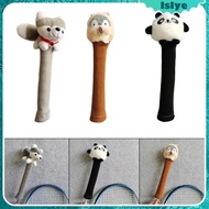 [Lslye] Badminton Racket Badminton Racket Grip Animal Doll Cute Decorative Anti Slip Tennis Grip Badminton