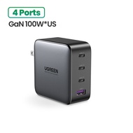 Ugrey ปลั๊กสหรัฐ Charger Laptop GaN 100W 65W ที่ชาร์จความเร็วสูง Amey