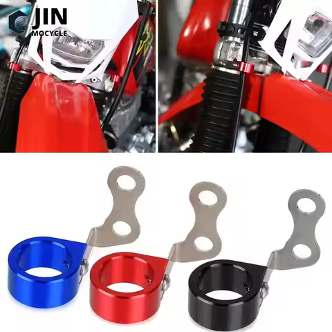 Motorcycle Accessories Clamping Lines Dirt Pit Bike XR 600R Front Brake Hose Guide Clamp For HONDA C