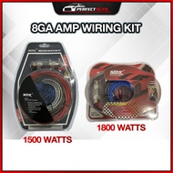 8GA Car Amplifier Full Set Power Set Cable Wire Kit Woofer Speaker RCA Power Fuse Sound System