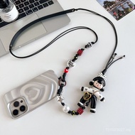 Anti-Lost Cross-Body Braided Three-Dimensional Girl Chain Hand-Dressed Multi-Doll Original Mobile Ph
