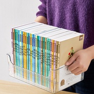 Student Desktop Storage Book Storage Box Transparent Box Book Storage Box Book Box Small Book Basket