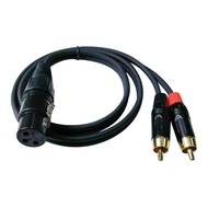 Canon female to 2 AV/RCA conversion cable 1/m/1.5m/2m/3m long, Canon Female to 2 AV lotus cable 1.5m