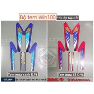 [HCM] Blue rain stamp set D.96 red rain stamp D.96 Win 100 (3 layers of good quality)