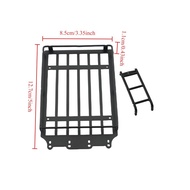 LED Square Lamp Equipped Universal Practical Roof Luggage Rack Frame Spare Parts Fit 1/18 JJRC C8801