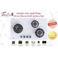Turbo Italia - Turbo Incanto T883GV-OW 88cm 3 Burners Built-In Glass Hob