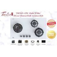 Turbo Italia - Turbo Incanto T883GV-OW 88cm 3 Burners Built-In Glass Hob