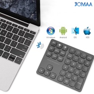 Rechargeable Double Bluetooth Number Pad Wireless Numeric Keypad 36-Keys External Numpad Keyboard Da