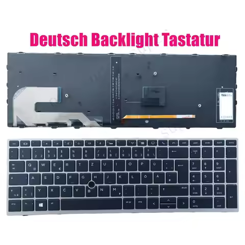 SSS+ German Backlight Keyboard for HP EliteBook 755 G5/850 G5/850 G6 L29477-041