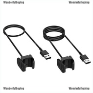 [Ready Wonderfulbuying] Replaceable USB Charger Adapters Charge Cable For Fitbit Charge 3 Blaze Versa