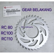 RC80 Rear Gear RC100/ RC110/ RC 80 100 110 motorcycle Gear set