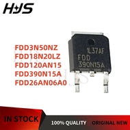 10pcs FDD3N50NZ FDD18N20LZ FDD390N15A FDD26AN06A0 FDD120AN15 TO-252 Transistor In Stock chip ic YP9S