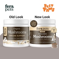 Fera Pet Organics Mushroom Supplement for Dogs & Cats, Immune Support - 2.15 oz 60 grams