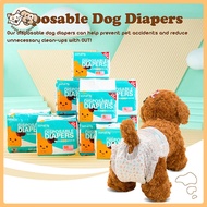 Pet Diaper Dog Diaper 10Pcs/bag Male/Female Disposable Diaper Underwear