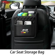 Honda Mugen Power Car Seat Back Storage Box in-car Trash Can for Civic Jazz Fit Spirior Accord Vezel Brio Shuttle Cr-V City Hr-V Wrv