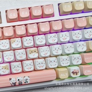 Keycap Meow Keycap Cute Sea Salt White Powder Black Powder MAO Height Cat Cat Head PBT2.25 U2.75 U7U