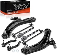 Frankberg 8x Front Suspension Arm Set Compatible with Qashqai +2 I J10 JJ10E NJ10 1.5L-2.0L 2007-201