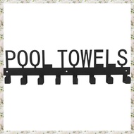(UJCZ) Pool Towel Rack Outdoor Wall Mount Towel Holder Towel Hooks for Bathroom Towel Hanger for Poo