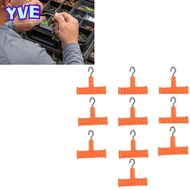 YVE 10 Pcs Fishing Baiting Rig Tool, ABS Stainless Steel Hook Fishing Baiting Rig Tool, Durable T Sh