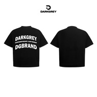 T-shirt 280GSM DARKGREY Brand -White- FORM boxy
