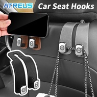 Volvo Car Seat Back Hook Car Leather Double Hook Seat Rear Hanger Storage Organizer For Volvo XC60 S