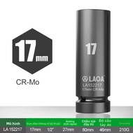 Cờ Lê Lục Giác LAOA 17-32mm Với Đầu 1/2 Inch Dùng Cho Cờ Lê Ratchet Máy Khoan Cờ Lê Lực Đầu Nối Sâu