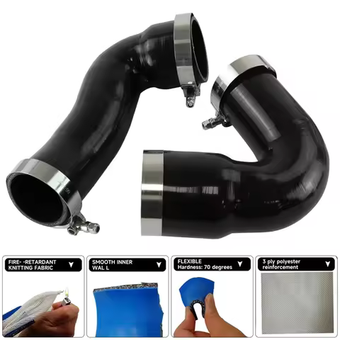 Clamps Kit Intercooler Intake Silicone Hose Fits For Audi A3/S3 / VW Golf GTI R MK7 1.8T 2.0T TSI
