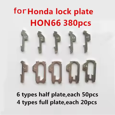 380PCS/Lot HON66 Lock Plate Lock Reed Lock Wafer For HONDA Car Lock Repair Accessories No.1-6 Each 5