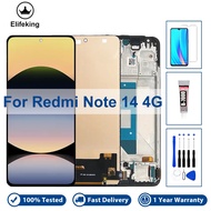 100% Tested LCD Display For Xiaomi Redmi Note 14 4G 24117RN76G Touch Screen Digitizer Assembly 24117