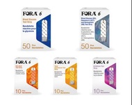 Fora 6合1 多功能血糖機適用各款試紙 : 3合1(血糖/血比容/血紅蛋白)/血酮/尿酸/膽固醇/血糖*單獨買試紙優惠價 : 一盒9折, 三盒以上8.5折*165起