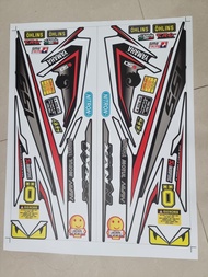 Tem xe nvx 155 nhám tặng logo