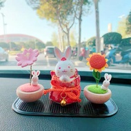 Japan's Asakusa temple happy four-leaf clover sunflower car ornaments car accessories car accessorie