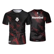 2026 Gaming G2 Team 3D Printed Team Uniform Competition Training T-Shirt Casual Round Neck Short Sle