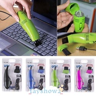 FAY 6 Colors USB Keyboard Cleaner Desktop Vacuum Dust Cleaning Kit Laptop Mini PC Computer Brush/Multicolor