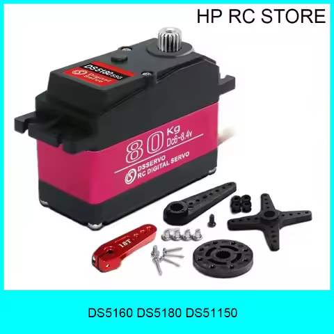 Dsservo DS5160 DS5180 DS51150-12V 60Kg 80Kg 150Kg Digital Servo Waterproof for 1/5 Redcat HPI Baja 5